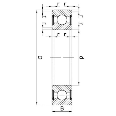 ПОДШИПНИК 6202 ZZ C3 